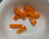 根菜茄子白菜オイ梅マヨ味温野菜サラダ作り方3写真