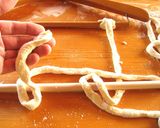 手延べ&手打ちでのうどん麺作り作り方9写真