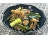 鶏肉とにんにくの芽の醬油塩麹炒め★動画★作り方17写真