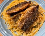 鯵のせ簡単パスタ作り方6写真