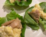 ピリ辛ポテ玉のせ鶏もものサラダ菜巻き作り方4写真