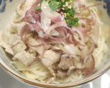 レンジ豚と茗荷のめんつゆそうめん作り方7写真