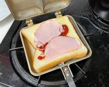 超簡単！ホットサンドピザトースト豪華版作り方4写真