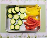 夏の夕飯簡単ズッキーニ夏野菜鶏胸肉グリル作り方3写真
