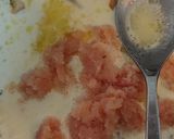 ギリシャ風たらこクリームパスタ。作り方2写真