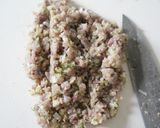 鯵の白ごまなめろう作り方3写真