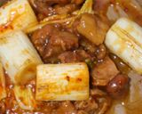 やきとり缶で楽々♪焼き鳥キムチ丼作り方2写真