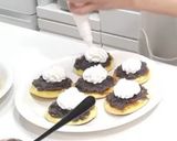 HMで☆簡単ミニクリームどら焼き作り方3写真