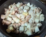 トロッと旨い♡かぶと鶏もも肉のクリーム煮作り方4写真