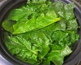 ほうれん草、茎と葉と分けて保存作り方5写真