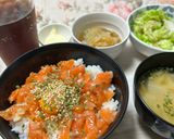 サーモン丼（細切りタイプ）作り方2写真