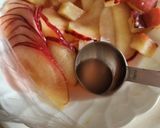 レンジde林檎薔薇☆コンポートトッピング作り方1写真