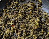 大根葉の漬物の辛子高菜炒め風作り方3写真
