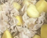 簡単(^^)麺つゆで豚バラとジャガイモ煮作り方3写真