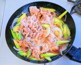 アスパラとトマト・牛肉のすき煮作り方5写真