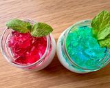 すぐ出来る✨駄菓子で『あじさいゼリー』作り方5写真