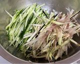 横浜発♡胡瓜・茄子・茗荷のサラダ作り方2写真