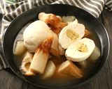 からし豆腐のおでん作り方3写真