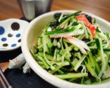＊胡瓜と竹輪とカニカマの海苔塩サラダ＊作り方3写真