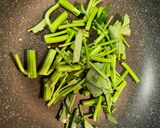 シンプルな空芯菜炒め。にんにくと鷹の爪で簡単作り方4写真