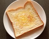 トーストには♡一味をかけるぜよ作り方2写真