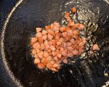香薫ウインナーと長ネギの味噌そぼろ作り方3写真