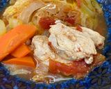 炊飯器で簡単！鶏胸肉とキャベツのトマト煮作り方4写真