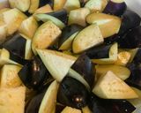 豚こま麻婆茄子作り方1写真