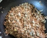 実家のひき肉のオムレツ作り方3写真