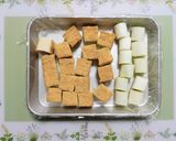 節約今日の夕飯照り焼きチキン風厚揚げ弁当作り方1写真