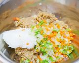 ごはんで簡単！大豆ミートでミートボール★作り方2写真