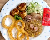 屋台風＊もちもちポテト作り方6写真