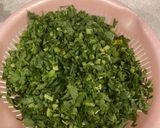 かぶの葉のピリ辛炒め作り方1写真