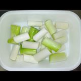 フライパンで10分煮!さばと白ねぎの赤だし味噌煮作り方3写真