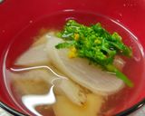 ウドとじゃがいものお味噌汁作り方6写真