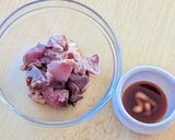 かつおのたたきのにんにくしょうゆ和え♪作り方1写真
