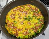 小松菜と豚ひき肉のお好み焼き作り方6写真