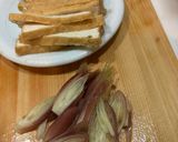 厚揚げとみょうがの豚バラ肉巻き作り方1写真
