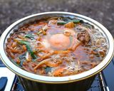 辛ラーメン簡単1人鍋ソロキャンプVer.作り方7写真