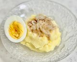 だし香る♪玉ねぎたっぷり和風ポテトサラダ作り方5写真