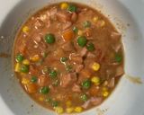 レンジ簡単ビーフシチュー味オムライス弁当作り方6写真
