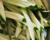 きゅうりと鶏ささみの胡麻マヨ和え作り方1写真