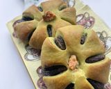 花びら抹茶あんぱん作り方8写真