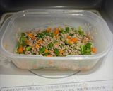 〜万能肉そぼろで〜簡単！具沢山オムレツ作り方1写真