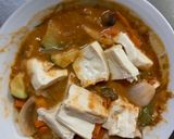 お一人様クリーム味噌キムチ味豆腐野菜炒め作り方22写真