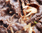 悶絶☆牛しゃぶしゃぶ肉と舞茸のすき焼き風作り方5写真