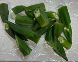 もやしでかさまし♬えのきとオクラ梅肉和え作り方3写真