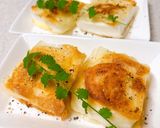 はんぺんと海老のシュウマイの皮焼き作り方6写真