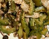 ゴーヤと豚肉のマヨ炒め作り方9写真