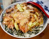 牛丼屋の10倍旨い🤩豚生姜焼きチーズ丼🍚作り方5写真